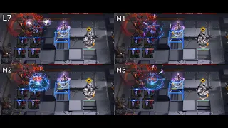 [Arknights] Goldenglow Skill 3 Mastery Comparison