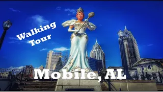 Mobile, AL: Walking Tour in 4K