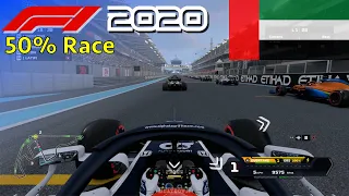 F1 2020 - Tsunoda Career Mode #22: 50% Race Abu Dhabi | PS5