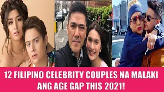 JUST IN: 12 FILIPINO CELEBRITY COUPLES NA MALAKI ANG AGE GAP THIS 2021!