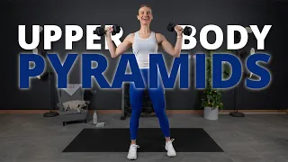 Upper Body Pyramid Workout with Dumbbells