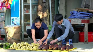 Father & Daughter Find Bamboo Shoots & Forest Mouse Goes to the market sell | Lý Thị Ca