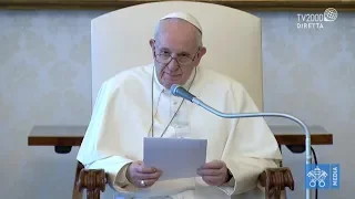 Papa Francesco, Udienza Generale del 29 aprile 2020