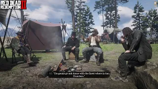 RDR2 - Bill talks about his buddies in the Army (Hidden Dialogue)