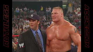 Paul Heyman & Brock Lesnar issue an open challenge | WWE RAW (2002) 1