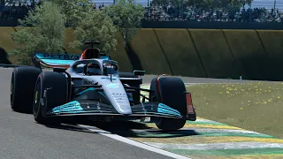 Assetto Corsa - George Russell Onboard Qualifying Lap | 2022 Sao Paulo Grand Prix | Pirelli