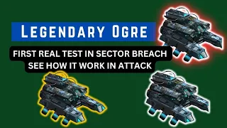 WAR COMMANDER SECTOR BREACH LEHENDARY OGRE FIRST TRY IN ATTACK BASE SEE HOW IT LOOKS