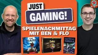 Spielenachmittag mit Flo & Ben: The Warp, Codex: Card-Time Strategy & Race for the Galaxy