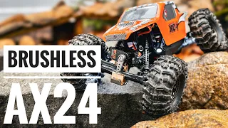 Axial AX24 Build - Furitek BRUSHLESS Motor Upgrade! HUGE Performance Gains!!