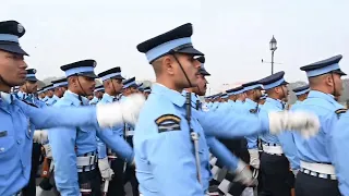 IAF Marching Contingent Practice for RD Parade