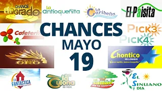 Resultados del Chance del Domingo 19 de Mayo de 2024  Loterias 😱🤑💰💵