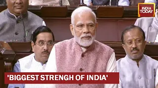 PM Modi Addresses Rajya Sabha, Hails 'Kisan Putra' VP Jagdeep Dhankhar | Parliament Winter Session