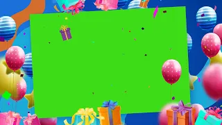 Template Birthday Green Screen Effect || By Green Pedia