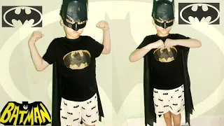 FANTASIA DO BATMAN -FAÇA VOCÊ  MESMO DIY (Batman costume do it yourself Diy)