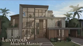 Bloxburg: Luxurious Modern Mansion | Roblox Bloxburg | Speedbuild