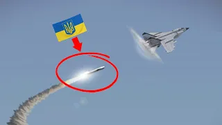 Russian MiG-25s try to speed up to escape Ukrainian Patriots missiles but fail. - ARMA 3