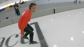Initiation au patinage de vitesse