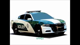 DODGE CHARGER POLICE CAR SIREN USA  - Còi báo động xe cảnh sát USA