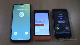 Over the Horizon Incoming call & Outgoing call at the Same Time Samsung Galaxy A30s+S1+HTC 8S