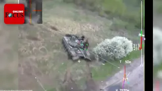 Video zeigt ukrainische „Kamikaze-Drohne“ im Einsatz gegen russischen Panzer