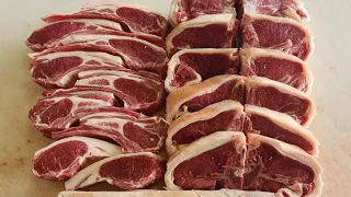 Butchering Lamb Loin ( Loin Chops, Cutlets, Rack Of Lamb)