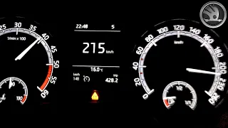 2019 Skoda Octavia III 1.6 TDI 85 kW | 0-215 km/h - acceleration |112|