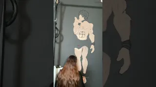 Ich überrasche meinen Freund mit einer Animewand 🤯🎉 #shorts