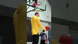 Nikola Jokic who can't  dunk🤣🤣#nikolajokic #funny #fyp #shorts #short #serbia #nba #viral