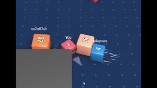 Cubes 2048.io - blocked between robots