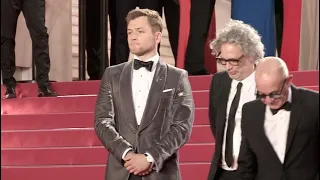 An emotional Taron Egerton, Bernie Taupin and more at the Rocket Man Cannes Premiere