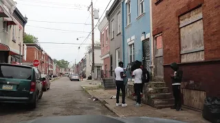 PHILADELPHIA'S WORST GHETTOS AND SLUMS UP CLOSE