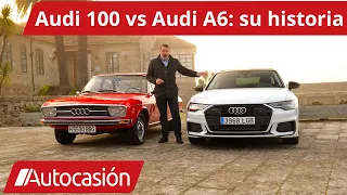 Audi 100 de 1968 vs. al Audi A6 2022: 50 años de historia| #Autocasión