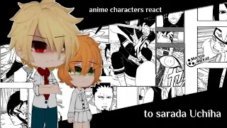 anime characters react to each other |sarada Uchiha/ Boruto Uzumaki| |anime:boruto|🇩🇿-🇺🇸|description