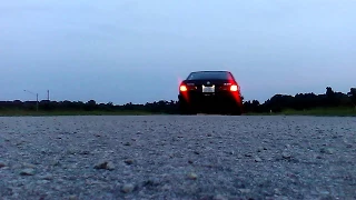 BMW e32 740i BRUTALLY loud dual exhaust