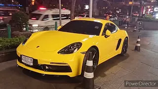 The Stunning Yellow and red Porsche 718 Cayman to see! beepcars