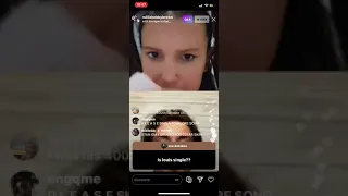 millie bobby brown and louis partridge instagram live 27/9/2020 (very wholesome!) ENOLA HOLMES