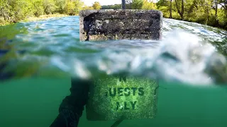 What Sunken House Remains Can I Find in River After HUGE Flood!! (Snorkeling)