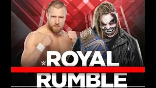 The Fiend Bray Wyatt vs Daniel Bryan Universal Championship WWE Royal Rumble 27 January 2020