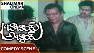 Babai Abbai Movie || Balakrishna And Suthi Veerabhadra Rao Hilarious Comedy Scene || Shalimarcinema