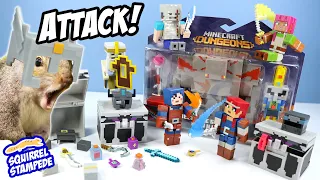 Minecraft Dungeons Action Figures and Battle Chest Armor Review