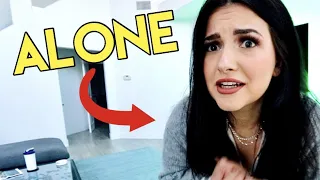 24 Hours Alone in Our New House!