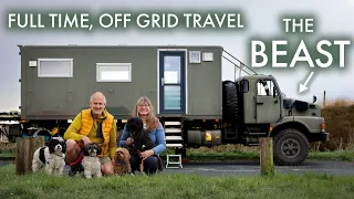 Full Time Travel In This BEAST, Off Grid Custom Built Truck! | Full Tour