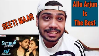 Seeti Maar DJ Song Reaction | Allu Arjun | Pooja Hegde |Salman Khan Vs Allu Arjun |The Crazzy Adda