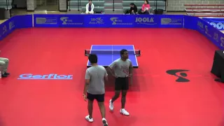 2016 NCTTA Nationals Men's Singles RR - Dilshan Sooriyaarachchi (Texas Tech) vs. Sathya Ganesh (NYU)