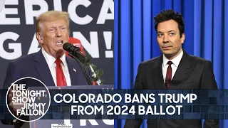 Colorado Bans Trump from 2024 Ballot, Ramaswamy Pledges to Withdraw | The Tonight Show