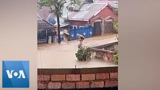 Heavy Rain Causes Waist-High Floods in Parts of Myanmar