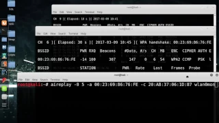 Using Aircrack on to hack into a wifi network