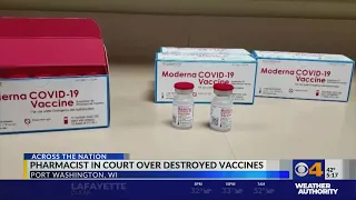 Pharmacist in court over destroyed vaccines