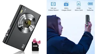 Portable Toy Digital Camera with 48MP Photo & 2.7K Video || Unboxing & Testing