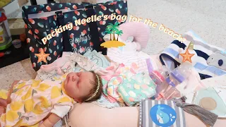 Packing Noelle's Bag for the Beach | Sophia's Reborns